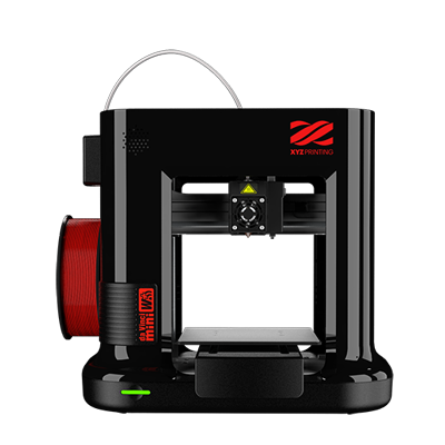 XYZprinting da Vinci mini Wireless 3D Printer 6"x6"x6" Built Volume (Includes: 300g PLA Filament, 3D Design eBook, Maintenance Tools, XYZmaker CAD 3D Software, PLA/Tough PLA/PETG)