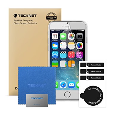 iPhone 6S Screen Protector, TeckNet [3-Pack] Ultra Clear High Response 4H Hardness HD Screen Protector Film For Apple iPhone 6S and iPhone 6.
