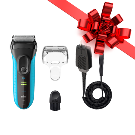 Braun Series 3 ProSkin ($10 Mail In Rebate Available) 3040s Wet&Dry Electric Shaver for Men / Rechargeable Electric Razor, Blue