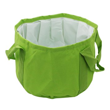 QILOVE 20L Foldable Water Bag Collapsible Outdoor Wash Basin Portable Fishing Bucket With Carrying Pouch For Camping Hiking and Travel