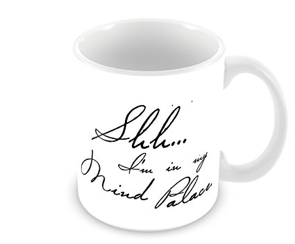 Geek Details Shh... I'm in My Mind Palace Coffee Mug, 11 oz, White