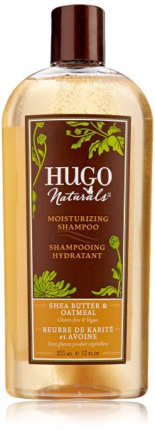 Hugo and Debra Naturals Moisturizing Shampoo, Shea Butter and Oatmeal, 12-Ounce