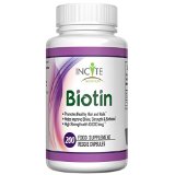 Biotin 10000mcg 200 Capsules High Potency Hair Growth Vitamins MONEY BACK GUARANTEE - 6 Month Supply and 100 NATURAL with 10000 MCG This Supplement Helps Make Hair and Nails Grow Stronger and Faster also Great for Skin - Best Vitamin H Supplements to Prevent Thinning  Hair Loss for Men and Woman - these Capsules  pills help Nail and Hair Regrowth MADE IN USA