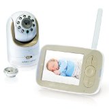 Infant Optics DXR-8 Video Baby Monitor With Interchangeable Optical Lens WhiteBiege