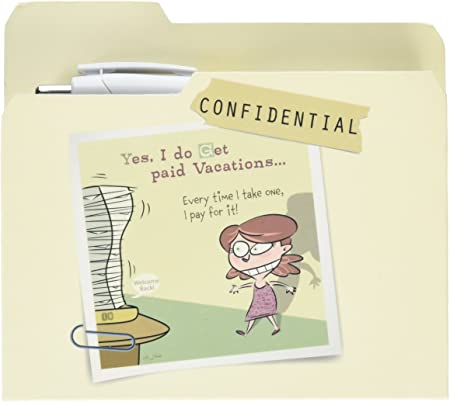 Pavilion Gift Company an Honest Day's Work Notepad with Pen, Paid Time Off, 5 by 4-1/4-Inch