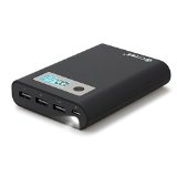 Power Bank KCRTEK 10400mAh Portable Power Bank with 3 USB Port5 Times for iPhone 55S 21a and 1a and 1a External Mobile Battery Charger Pack for iPhone 6 5S54S iPad iPod Samsung Galaxy Cell Phones Tablets