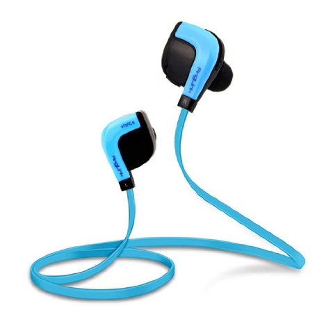 SkyGenius XT-001 NFC AptX Bluetooth Noise Cancellation Stereo Sport Headset with Earbuds for Smartphones - Blue