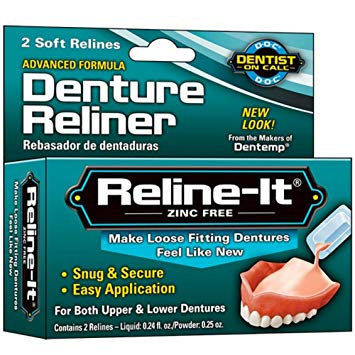 D.O.C. Reline-It Advanced Denture Reliner Kit ( Pack of 2)