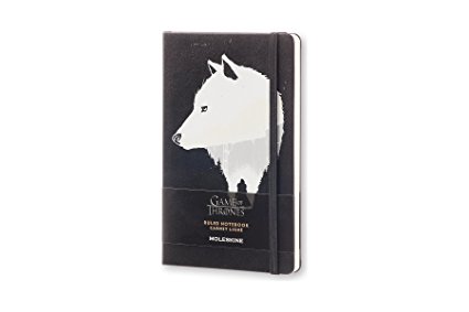 Moleskine Game of Thrones Limited Edition Notebook, Large, Ruled, Black, Hard Cover (8051272893090)