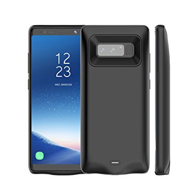Galaxy Note 8 Battery Case, AusKit (5500mAh) Protable Extended Charging Battery Case Rechargeable Power Bank Backup Charging Cover Protective Case Shell for Samsung Galaxy Note 8 (black)