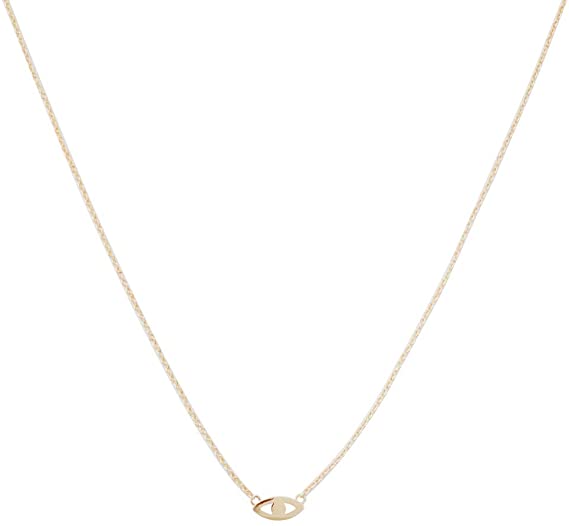 HONEYCAT Evil Eye Necklace in Gold, Rose Gold, or Silver | Minimalist, Delicate Jewelry