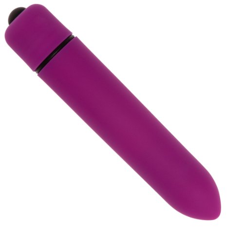 Bullet Vibrator - Waterproof - Lifetime Guarantee - 10 Stimulation Modes - Quiet yet Powerful - Made of Body Safe ABS Plastic - Best for Men and Women - Discreet Packaging - Luna - Purple