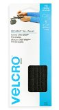 VELCRO Brand - ONE-WRAP For Cables Wires and Cords - 8 x 12 Ties 5 Ct - Black
