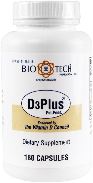 BioTech Pharmacal - D3 Plus - 180 Count