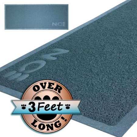 Kitty Cat Litter Mat Extra Large (XL) Automatically Collects Granules From Paws for Scoopable , Dustless And All Other Cat Litters