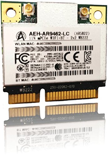 AIRETOS AEH-AR9462-LC Combo WiFi and Bluetooth 40 module 80211abgN Dual Band 2T2R Mini PCI-Express Half-Size Module Atheros AR9462 chipset - Reference Design WB222 AR5B22