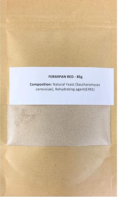 Fermipan red 85g Instant Dried Yeast for breadmaker Bakers Bakery Bread Maker Vegan