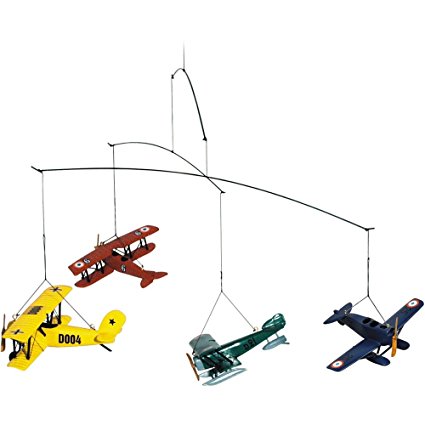Authentic Models Flight Mobile with 1920's Vintage Airplanes