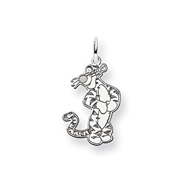 Sterling Silver Disney Tigger Charm - JewelryWeb