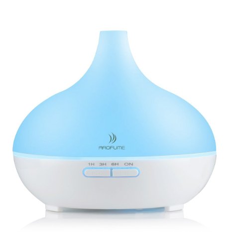 AROFUME 300ml Essential Oil Diffuser Ultrasonic Cool Mist Humidifier Aromatherapy Diffuser for Home