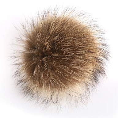 Fur Pom Pom Keychain Bag Charm - Real Fox Raccoon Fur Ball Sexy Hangbag Charms FURTALK Original