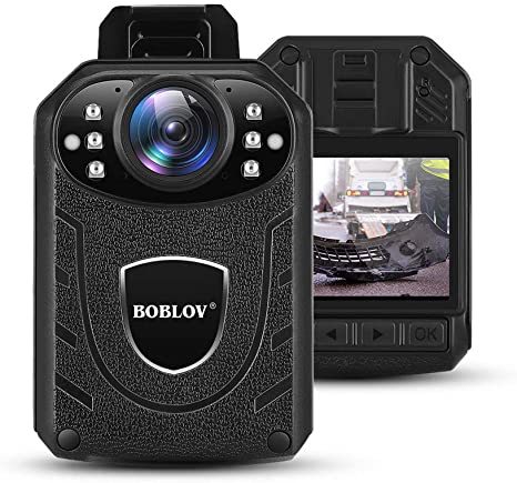 BOBLOV KJ21 1296P Body Wearable Camera Support Memory Expand Max 128G Lightweight and Portable Easy to Operate (Card not Included) (Only KJ21 camera)