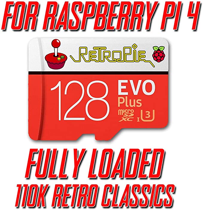 Retropie 128GB 110,000 Games for Raspberry Pi 4