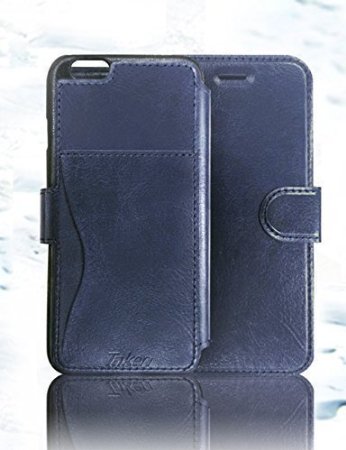Taken iphone 6 wallet Case - iphone 6s PU Leather Case - Card Slot - Ultra Slim Sapphire Blue