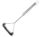 Chef Essential Grill Brush 18-inch with Stainless Steel Bristles and Handle