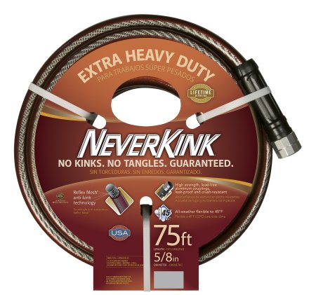 NeverKink 8642-75 Series 3000 Extra Heavy Duty Garden Hose 58-Inch by 75-Feet