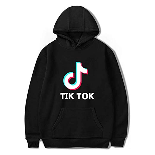 ASZX Women Fashion Tok TIK Logo Hoodie Sweatshirt Fashion Casual Music Fans Jumper