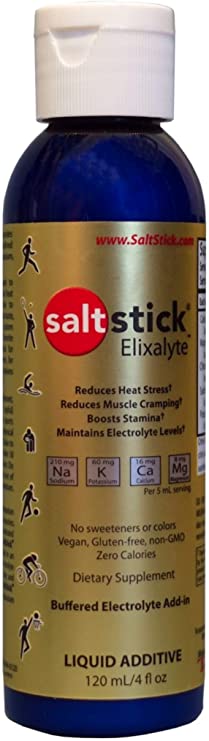 SaltStick Elixalyte, Buffered Electrolyte Salt Add-In for Athletes, Electrolyte Supplement for Working Out & Exercise, Electrolyte Liquid Concentrate for Sodium & Potassium Replenishment, 4 oz. Bottle