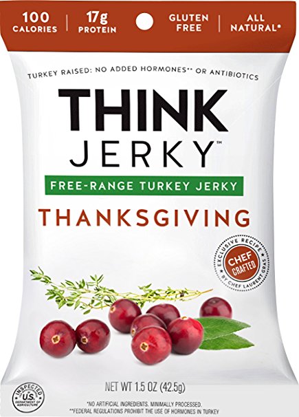 Think Jerky Thanksgiving Turkey Jerky (Pack of 5)
