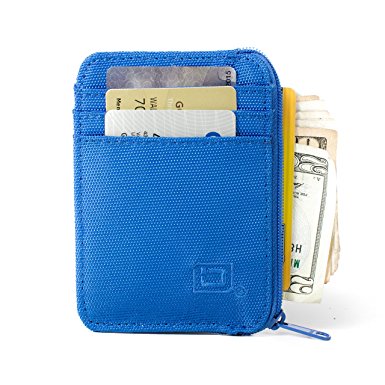 RFID Wallet Nylon Mini - Protective Minimal Wallets for Men and Women - RFID Blocking Wallets Prevent Electronic Pickpocketing.
