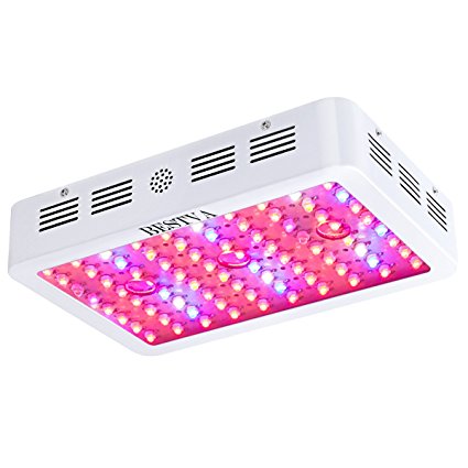 LED Grow Light, BESTVA 800W Double Chips Full Specturm Plant Light for Greenhouse and Indoor Plant Flowering Growing (10w Leds) (White)