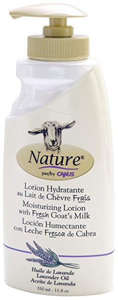 Nature by Canus,Fresh Goat's Milk Moisturizing Lotion, Lavender Oil