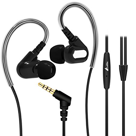 Earbud Headphones, Lidlife A6 Stereo Headphones Earbuds,Bass Driven,High Definition,in-ear,Noise Isolating with Microphone