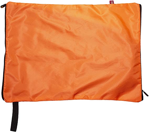 STNKY Bag Heavy Duty for Carrying and Washing Gym Clothes, Shoes, Assorted Laundry (Orange, Large)