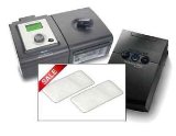 Lot of 48 Disposable OEM UltraFine UF CPAP Filters for Respironics PR SYSTEM ONE M SERIES and SLEEPEASY Machines Ultra fine NO TAB