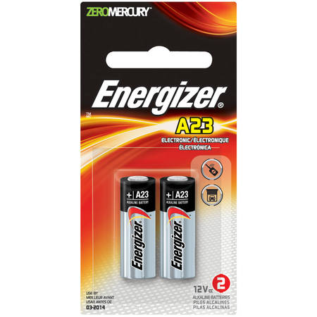 Energizer Keyless Entry 12 V Batteries, A23, 2-Pack