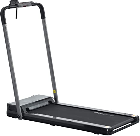 LINKLIFE 2 in 1 Folding Treadmill for Home Portable Electric Treadmill Running Exercise Machine Compact Treadmill Foldable for Home Gym Fitness Workout Jogging Walking, No Installation Required