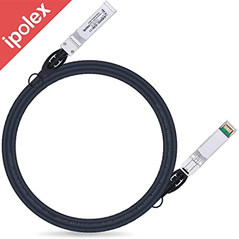 10G SFP  Twinax Cable, Direct Attach Copper(DAC) Passive Cable, 2-Meter, for Cisco SFP-H10GB-CU2M, Ubiquiti, D-Link, Supermicro, Netgear, Mikrotik, ZTE