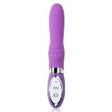 Utimi Female 10-Frequency Vibrating Silent Waterproof G-Spot Stimulation Silica Gel Masturbation Vibrator Sex Toy for Adults Purple