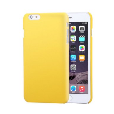 YooyoTM Basics Ultra Slim Fit Smooth（Perfect Fit） Hard Cover Case for iPhone 6 with 4.7 inch Screen Eco Friendly Packaging - Lifetime Warranty (Yellow)