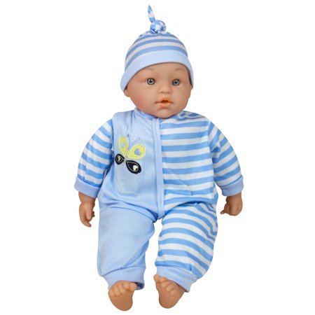 Lissi Dolls - Talking Baby 15 Inches, Blue