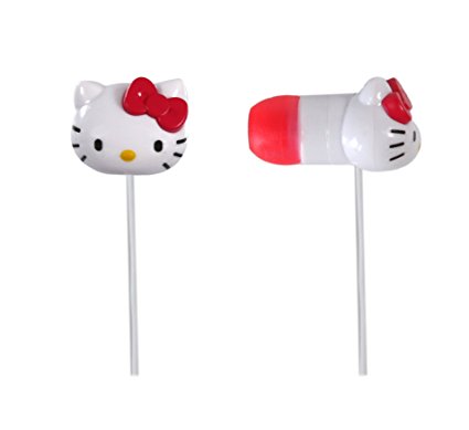 Hello Kitty Earbuds - White (HK-11309)
