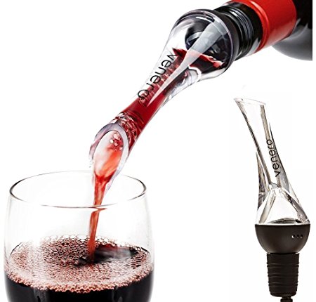 Venero In Bottle Wine Aerator Pourer, Aerating Decanter Spout for Wine, Whiskey, Port
