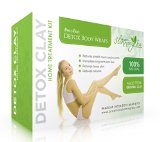 Detox Body Wrap - Brazilian Silky n Slim Volcanic Clay Organic Body Wrap Home Spa Treatment The Most Powerful Body Wrap that Will Heal You from The Inside Out  Reduce and Minimize the Appearance of Cellulites Psoriases Stretch Marks Healing Power with 8 Applications