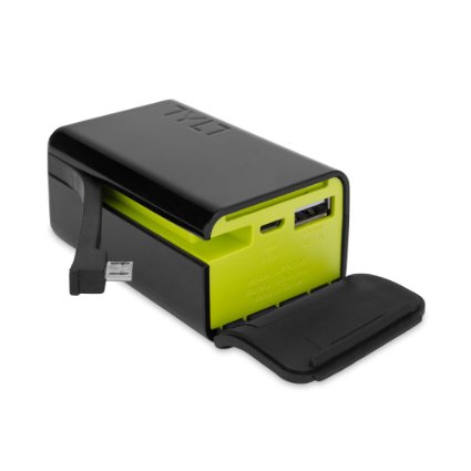TYLT POWERPLANT 5200mAh Battery Backup with Micro-USB Charging Arm and USB Port - Black