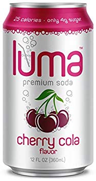 Luma Premium Soda, 12-Pack, Cherry Cola
